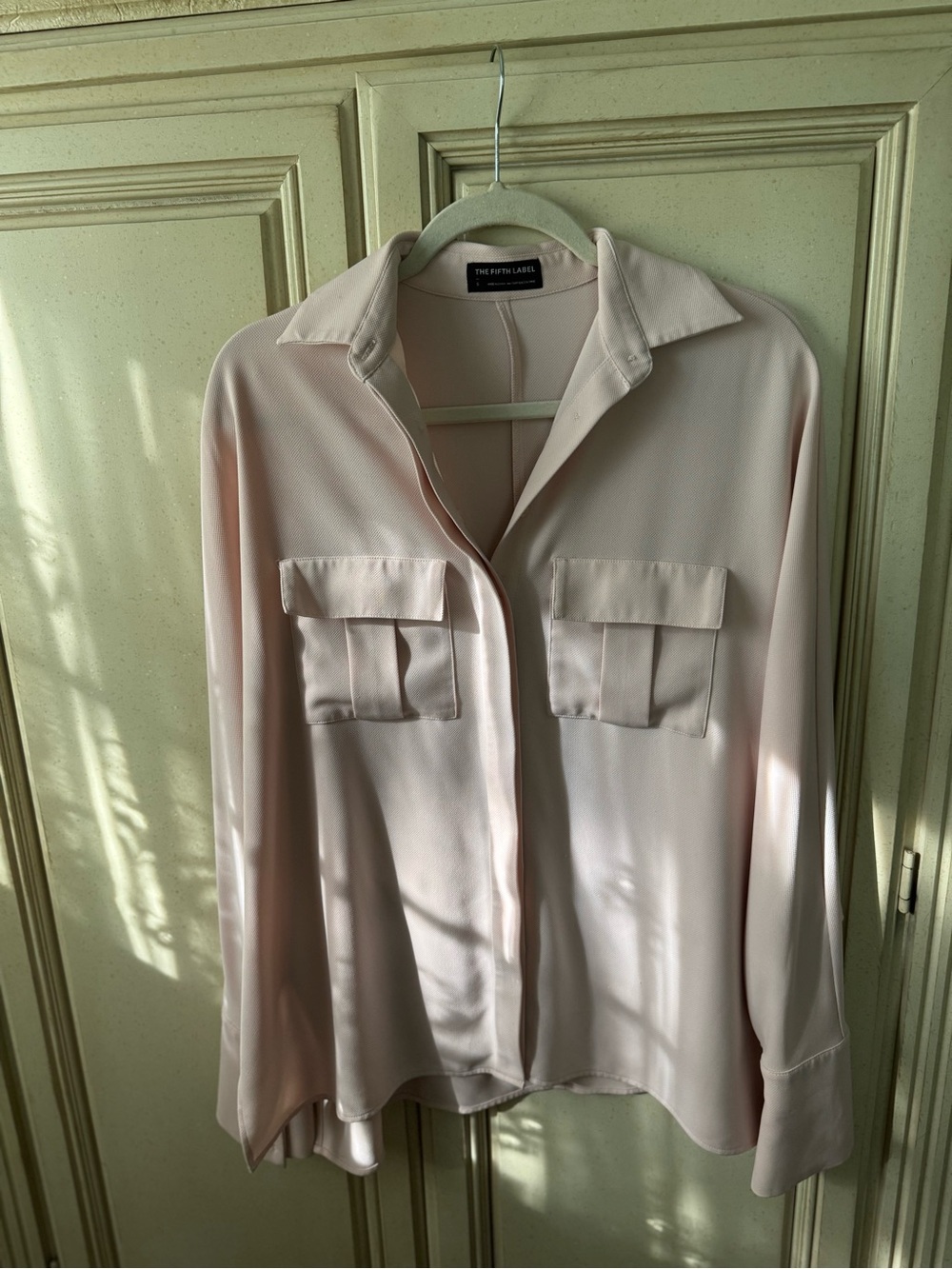 The Fifth Label Blush Pink Textured Blouse